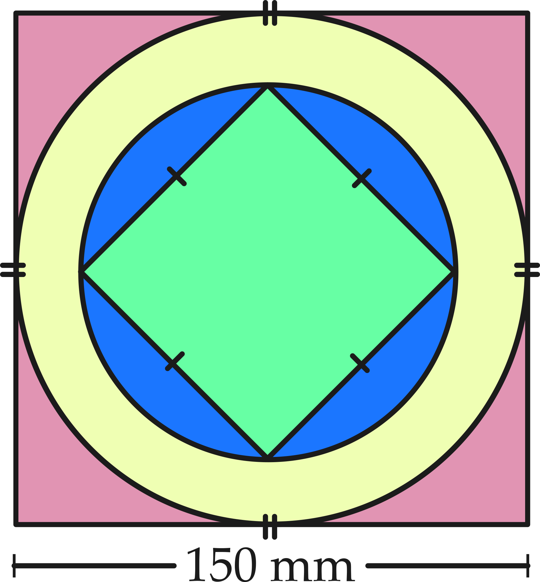 The design for the quilting square.