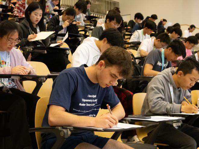 Students working together at the Auckland workshop in 2024